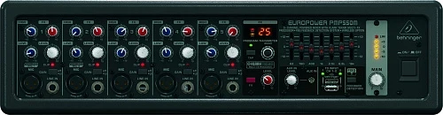 Behringer PMP550M EUROPOWER 5-канальный монофонический микшерный усилитель с DSP процессором 500 Вт