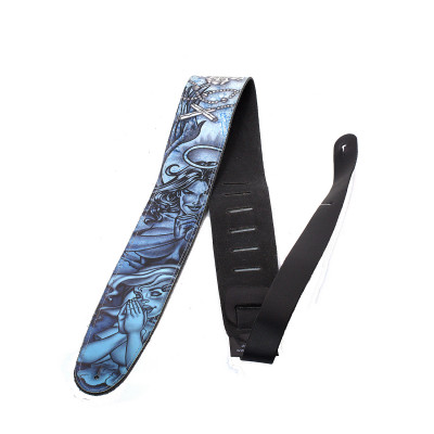 Perri's P25TJ-683 TATTOO JOHNNY - ремень для гитары кожаный