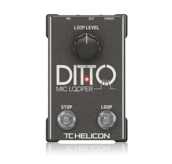 Педаль эффектов TC Helicon DITTO MIC LOOPER лупер