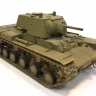 Сборная модель ZVEZDA Советский тяжелый танк образца 1940 г. с пушкой Л-11 КВ-1, под. набор, 1/35