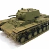 Сборная модель ZVEZDA Советский тяжелый танк образца 1940 г. с пушкой Л-11 КВ-1, под. набор, 1/35