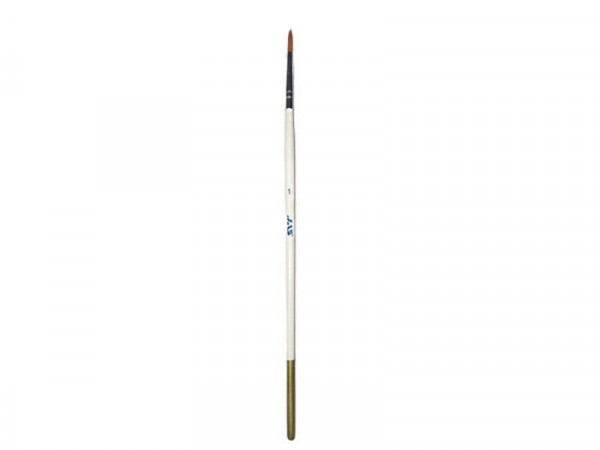 Кисть из синтетического волоса, круглая № 1, шт