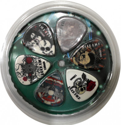 Набор медиаторов для гитары 1,14 мм CRP-6-1.14 KIT, 6 шт