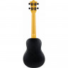 Укулеле-концерт Travel FLIGHT TUC-35 BK цвет - чёрный, пластик с чехлом