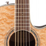 Ovation CS24P-4Q Celebrity Standard Plus Mid Cutaway Natural Quilt Maple электроакустическая гитара