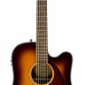 FENDER CD-140SCE DREAD SB W/CASE электроакустическая гитара с кейсом