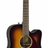 FENDER CD-140SCE DREAD SB W/CASE электроакустическая гитара с кейсом