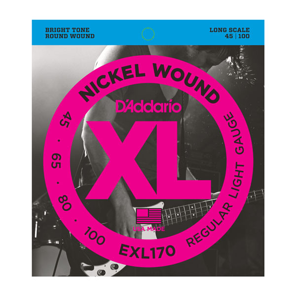 D'Addario EXL170 Набор 4 струны для бас-гитары