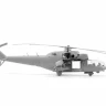 Сборная модель ZVEZDA Советский ударный вертолет Ми-24А, подарочный набор, 1/72