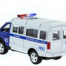 Машина "АВТОПАНОРАМА" инерц. "ГАЗель"(полиция) 1/50, в/к 14,5*8*5,5 см