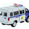 Машина "АВТОПАНОРАМА" инерц. "ГАЗель"(полиция) 1/50, в/к 14,5*8*5,5 см