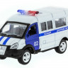 Машина "АВТОПАНОРАМА" инерц. "ГАЗель"(полиция) 1/50, в/к 14,5*8*5,5 см