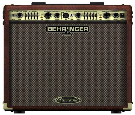 BEHRINGER ACX450 комбик для акустических инструментов и вокала 45 Вт