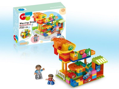 Конструктор Pilage Суши-бар (62 детали), лабиринт с шариками