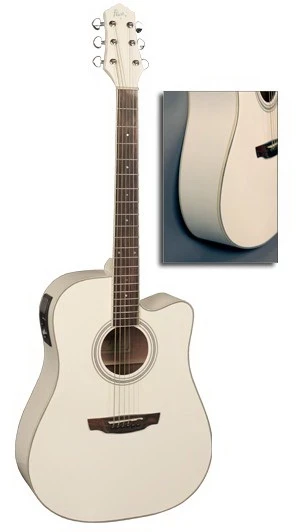 Акустическая гитара Flight AD-200 CEQ WH электро