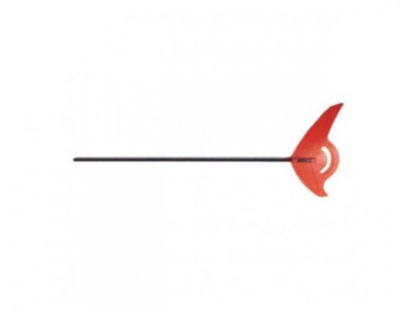 Хвостовая балка вертолета красная