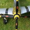 Радиоуправляемый самолет Top RC P-51D Pro желтый 750мм flight controller PNP