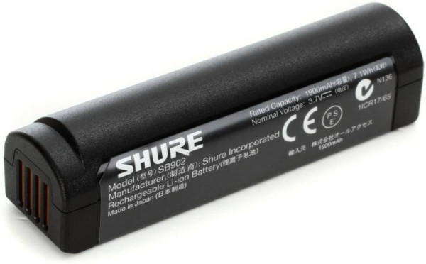 Shure SB902 Аккумулятор для передатчика систем GLXD