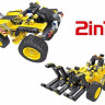 Конструктор Qihui Mechanical Master 2 в 1 Трактор и Багги (301 деталь)
