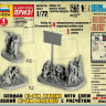 Сборные солдатики ZVEZDA Немецкий 81-мм миномет с расчетом (зима), 1/72