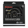 Кабель инструментальный витой Kirlin IPK-222BFGL 9.1M BKE