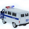 Машина "АВТОПАНОРАМА" инерц. УАЗ (ДПС) 1/50, в/к 12*7*5,5 см
