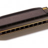 HOHNER M564086 Pro Harp MS G губная гармошка диатоническая, 10 отверстий, тональность СОЛЬ