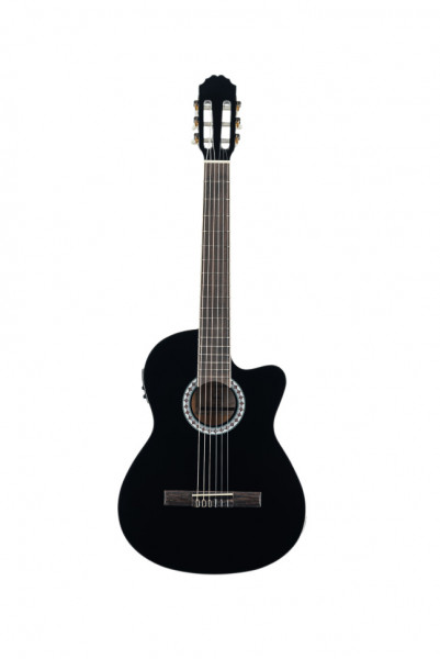 GEWApure E-Acoustic Classic Black 4/4 классическая гитара со звукоснимателем