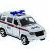 Машина "АВТОПАНОРАМА" инерц. УАЗ Патриот (МЧС) 1/50,  в/к 12*7*5,5 см