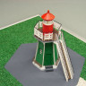 Сборная картонная модель Shipyard маяк Lighthouse Bunthauser Spitze (№24), 1/72