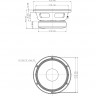 EIGHTEEN SOUND 8M400F/8 8" динамик СЧ, 8 Ом, 250 Вт AES, 100, 5 дБ, 120-6100 Гц