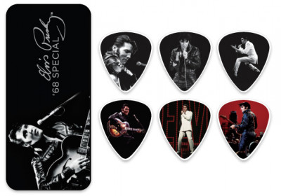 DUNLOP EPPT02 Elvis '68 Special набор медиаторов в жестяном коробке