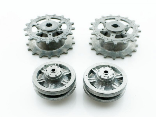 Набор запасных частей для танков Heng Long Jagdpanther, Panther Type G ведущие звездочки, ленивцы