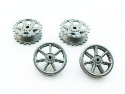 Набор запасных частей для танков Heng Long Punzer IV, PzKpfw.IV ведущие звездочки, ленивцы