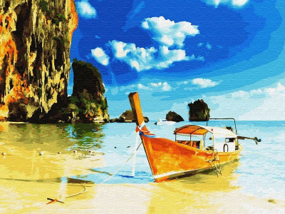 Картина по номерам 40х50 Тайланд. о.Пхи-Пхи (28 цветов)