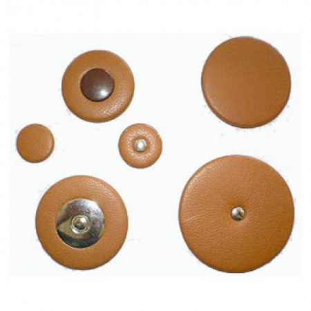 Комплект подушек для ремонта альт саксофона PD-200 DELUXE с металлическими резонатарами, материал - кожа