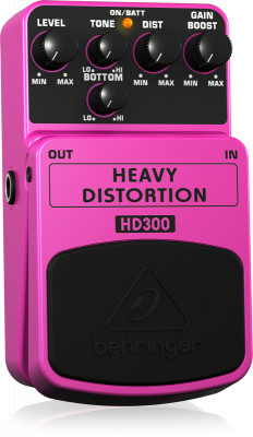 Педаль эффектов Behringer HEAVY DISTORTION HD300 "хэви метал"-дисторшн