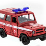 Машина "АВТОПАНОРАМА" инерц. УАЗ-469 (пожарная) 1/50, в/к 12*7*5,5 см