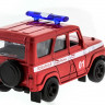 Машина "АВТОПАНОРАМА" инерц. УАЗ-469 (пожарная) 1/50, в/к 12*7*5,5 см