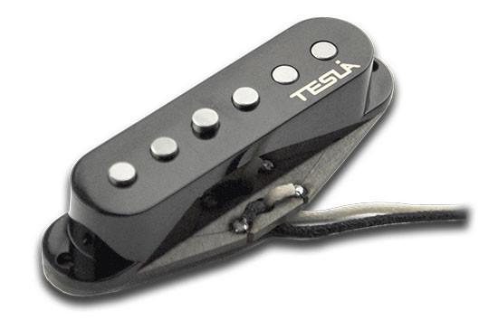 Tesla TV-S2 Middle звукосниматель-сингл для электрогитары чёрный
