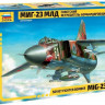Сборная модель ZVEZDA Советский истребитель-бомбардировщик МиГ-23МЛД, 1/72