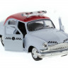 Машина "АВТОПАНОРАМА" инерц.ГАЗ-21 (такси) 1/43, в/к 14*7*5,5 см