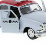 Машина "АВТОПАНОРАМА" инерц.ГАЗ-21 (такси) 1/43, в/к 14*7*5,5 см