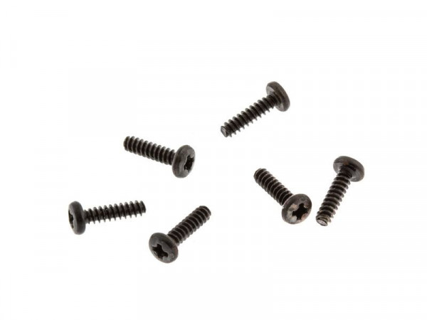 Винты с полукруглой головкой M2х8 под крестовую отвертку, 8шт.