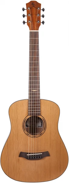 Акустическая уменьшенная гитара BATON ROUGE AR11C TB