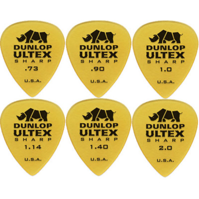 DUNLOP 4330 Ultex Sharp набор медиаторов 216 шт