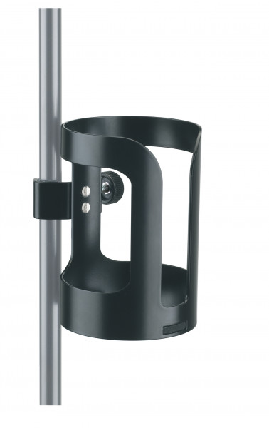 K&M 16022-000-55 BLACK  держатель для бутылки на микрофонную стойку