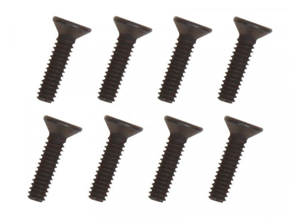 Винт с головкой под шестигранник, потайной М2х8мм, 8 шт.