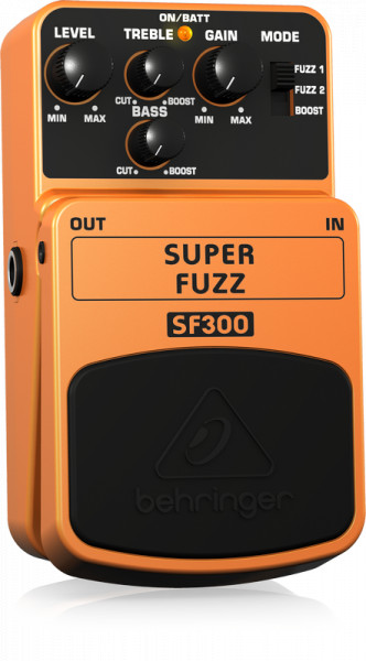 Педаль эффектов Behringer SUPER FUZZ SF300 3-режимный фуз