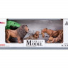 Набор фигурок животных MASAI MARA MM201-006 серии "Мир диких животных": Семья львов, 6 пр.